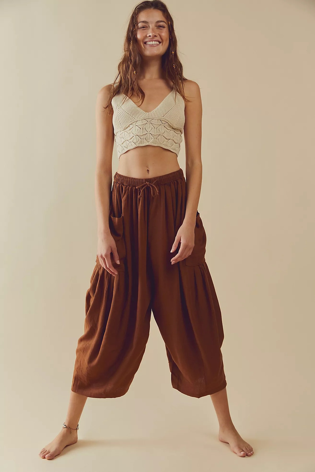 💥Last Day Promotion-[SAVE 50% OFF]--New Quinn Elastic Waist Wide Leg Pants--BUY 2 GET 10% OFF & FREE SHIPPING