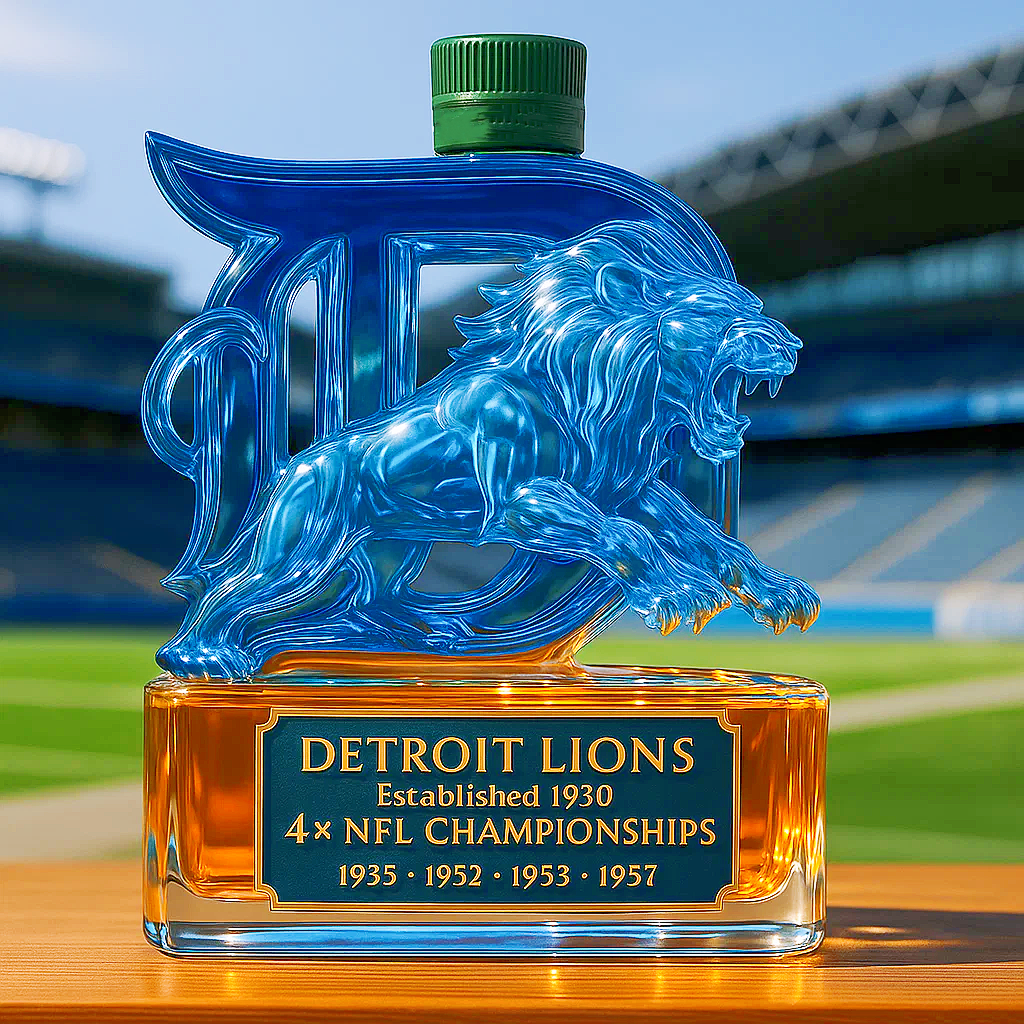 Detroit Proud Legacy Whiskey Bottle