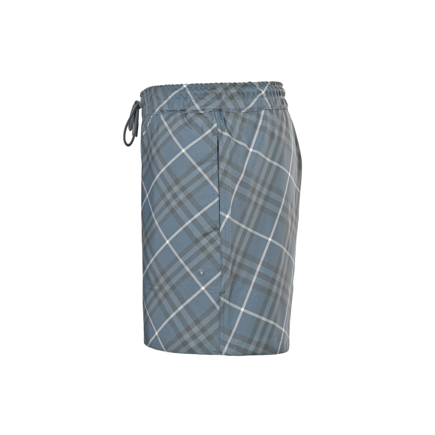 Burberry 25ss drawstring twill check shorts