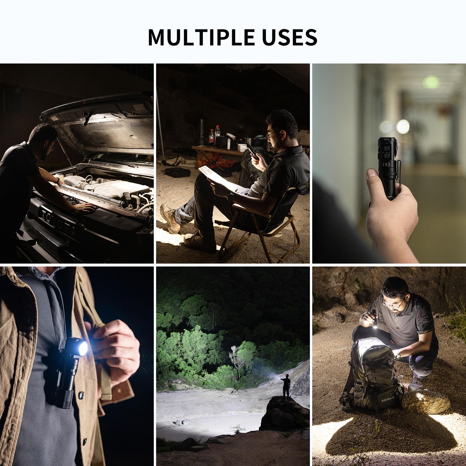 👍Last Day Promotion 60% OFF💥 - New Rotatable Dual Light Source L1 Multiple Flashlight - Super Bright Tactical Waterproof Powerful Handheld Flash Light