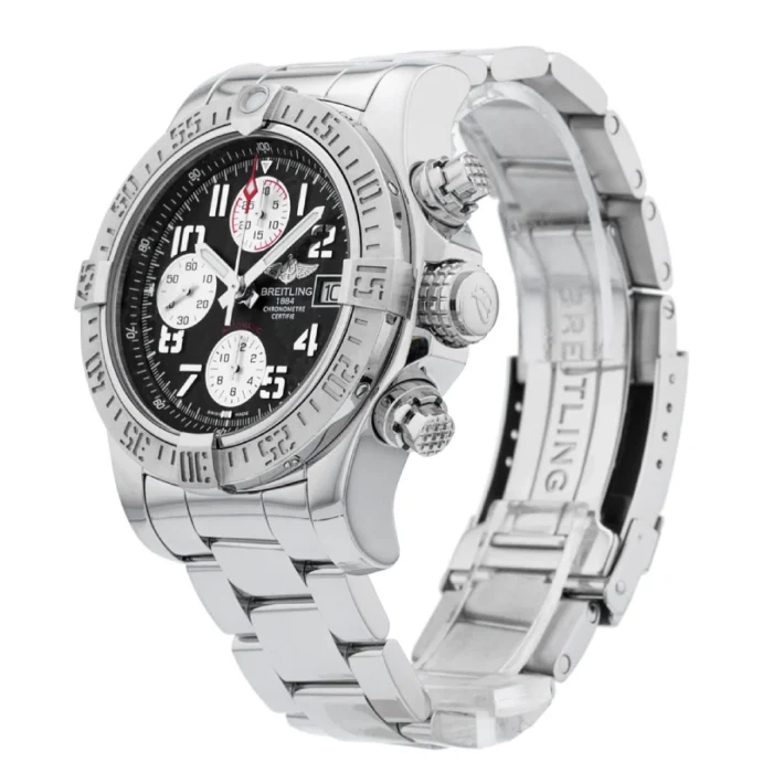 Breitling Super Avenger II A13370 “Black Dial” Premium Duplicate Edition
