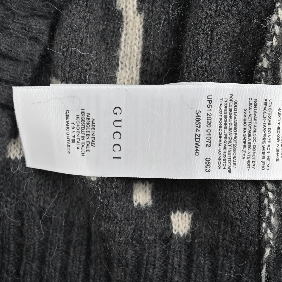 Gucci 24Fw reversible mohair cardigan