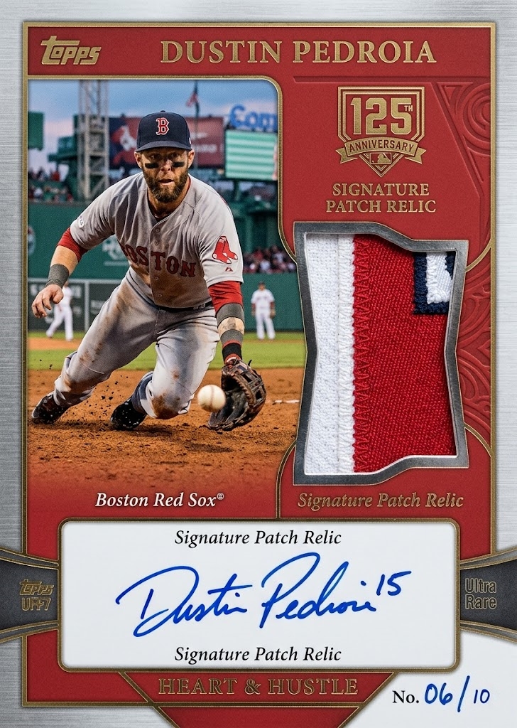 2026 Boston Red Sox 125th Anniversary Trading Cards Hobby Box