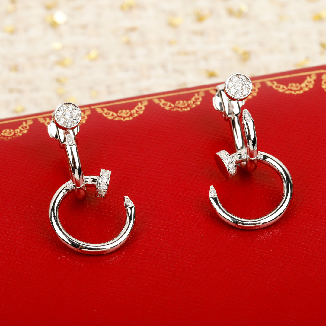Cartier nail earrings