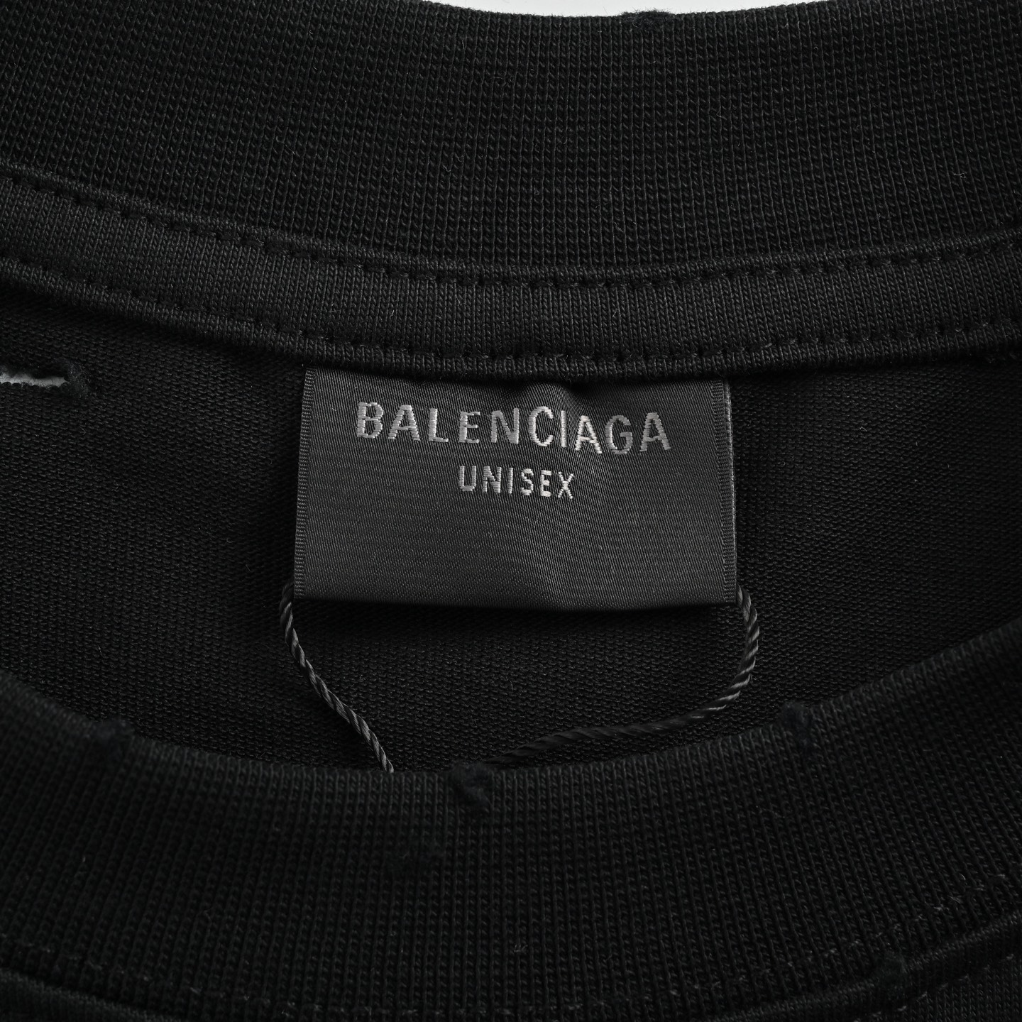 Balenciaga 25ss short sleeve with offset printing on the back