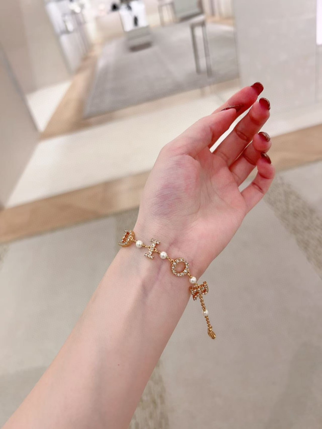 Dior Alphabet Diamond Bracelet