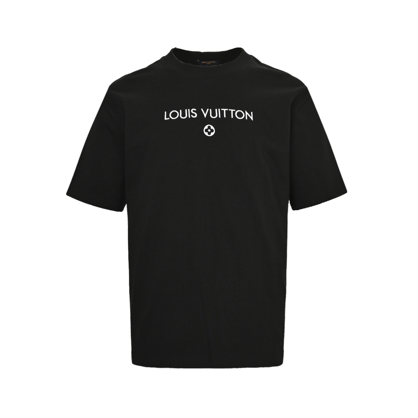 Louis Vuitton 25ss embroidered lettering logo short sleeve