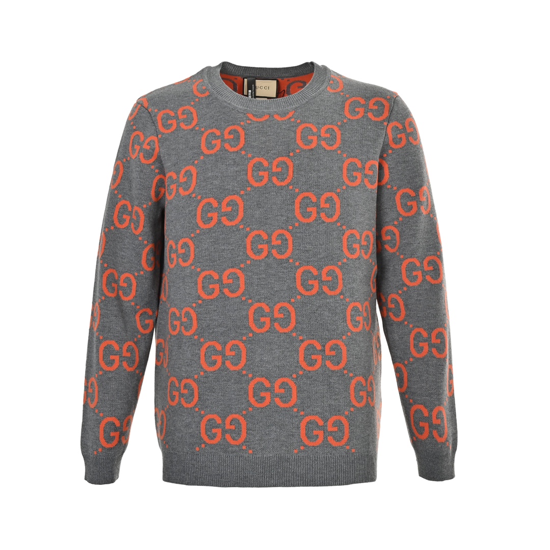 Gucci 24Fw Classic Interlocking Crew Neck Sweater