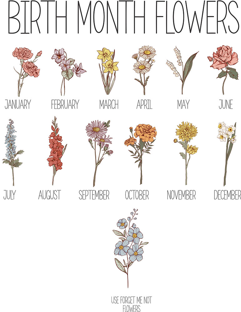 Birth Flower Bookmark