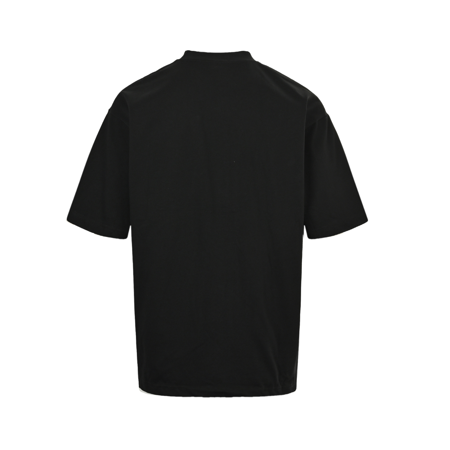 Prada 25ss 3D double-shadow letter embroidered short sleeve