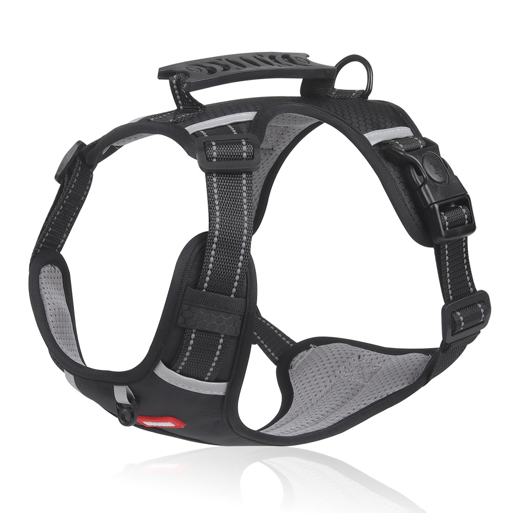 🔥Last Day 50% OFF🔥Pet Reflective Chest Harness - Explosion-Proof Chest No-Pull Punch Harness with Handle