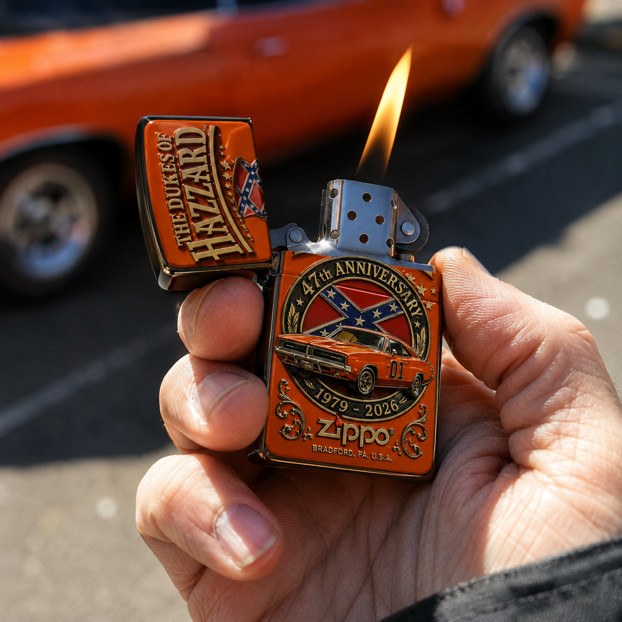The Dukes of Hazzard 47th Anniversary Limited Edition Zippo Lighter