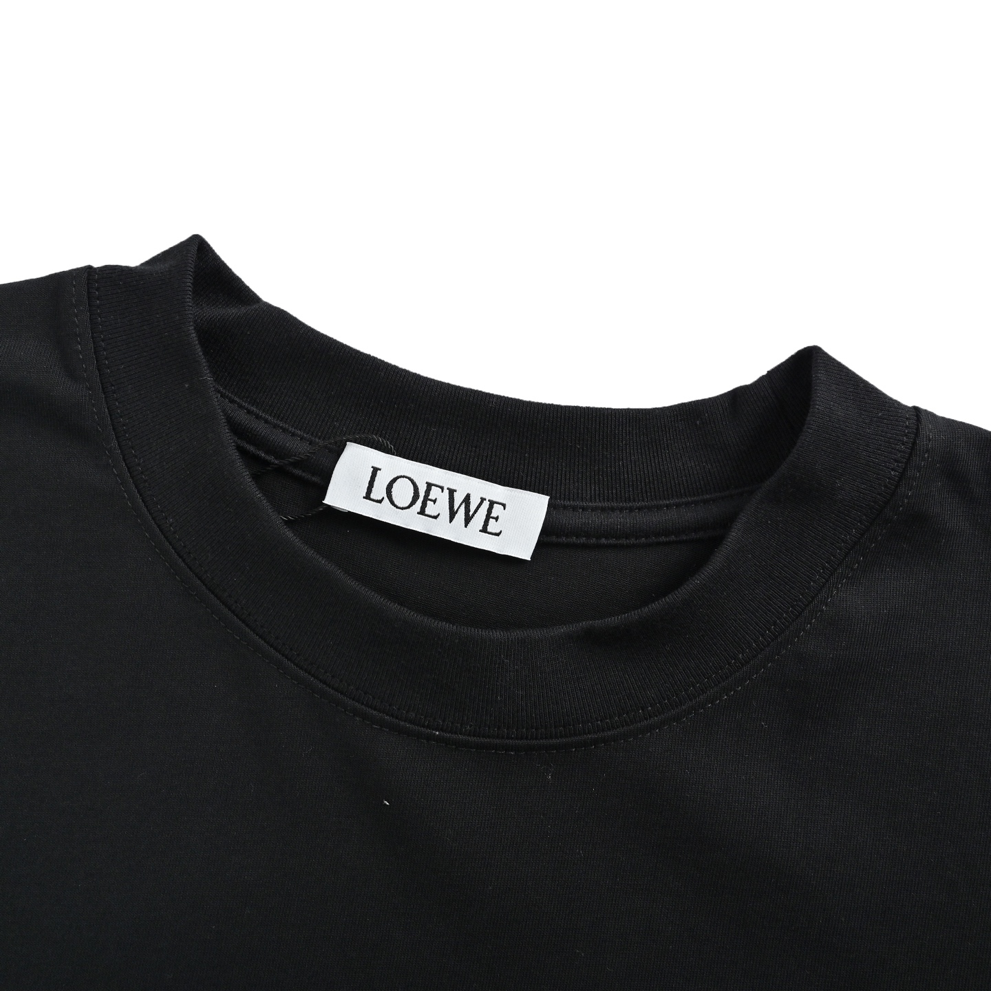 Loewe 25ss irregular logo contrast embroidered short sleeves