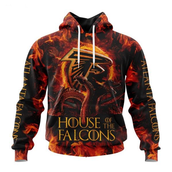 ATLANTA FALCONS GAME OF THRONES – HOUSE OF THE FALCONS 3D HOODIE