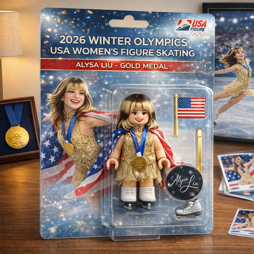 Alysa Liu 2026 Gold Medal Edition – USA Figure Skating Champion Collector Figure