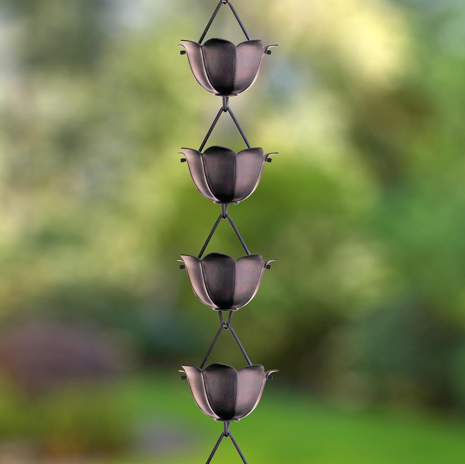 🔥ON SALE 59% OFF🔥Aluminum Large Lotus Rain Chain