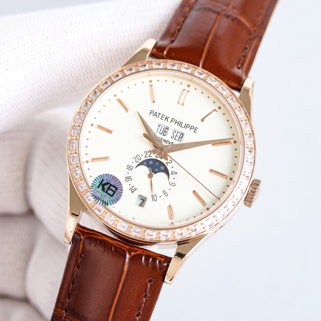 Patek Philippe Complex Function Timepiece Swarovski Baguette Diamond Edition