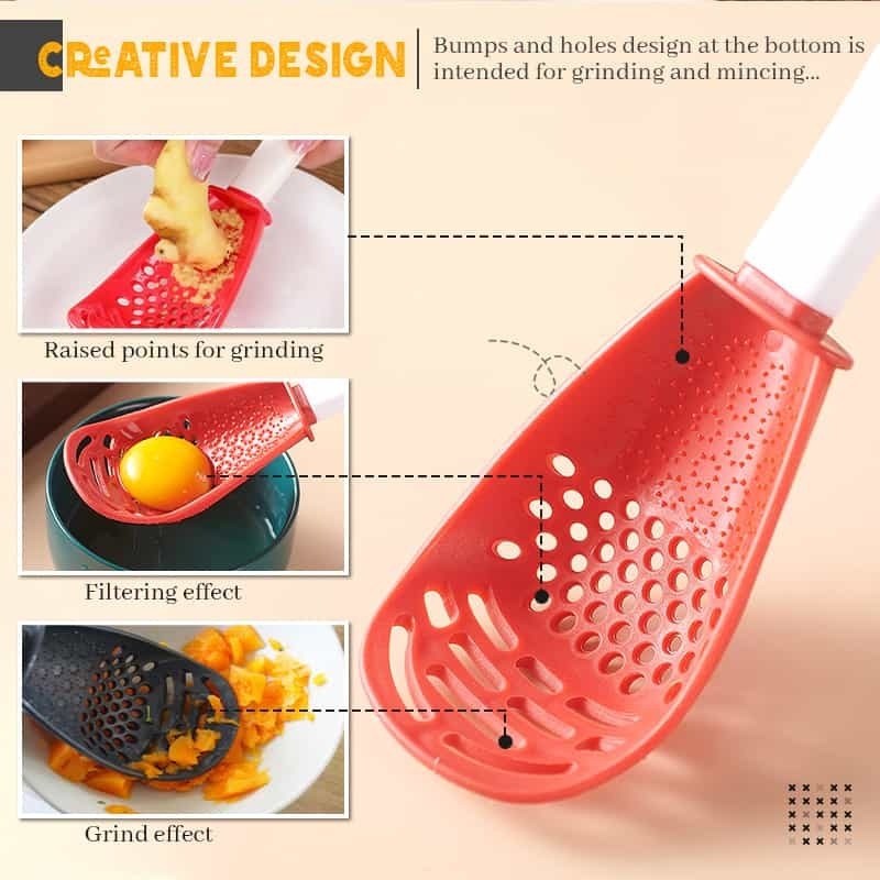Multifunctional Kitchen Cooking Spoon--buy 5 get 5 free & free shipping（10pcs）
