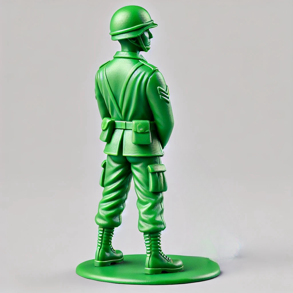 Funny Green Army Man