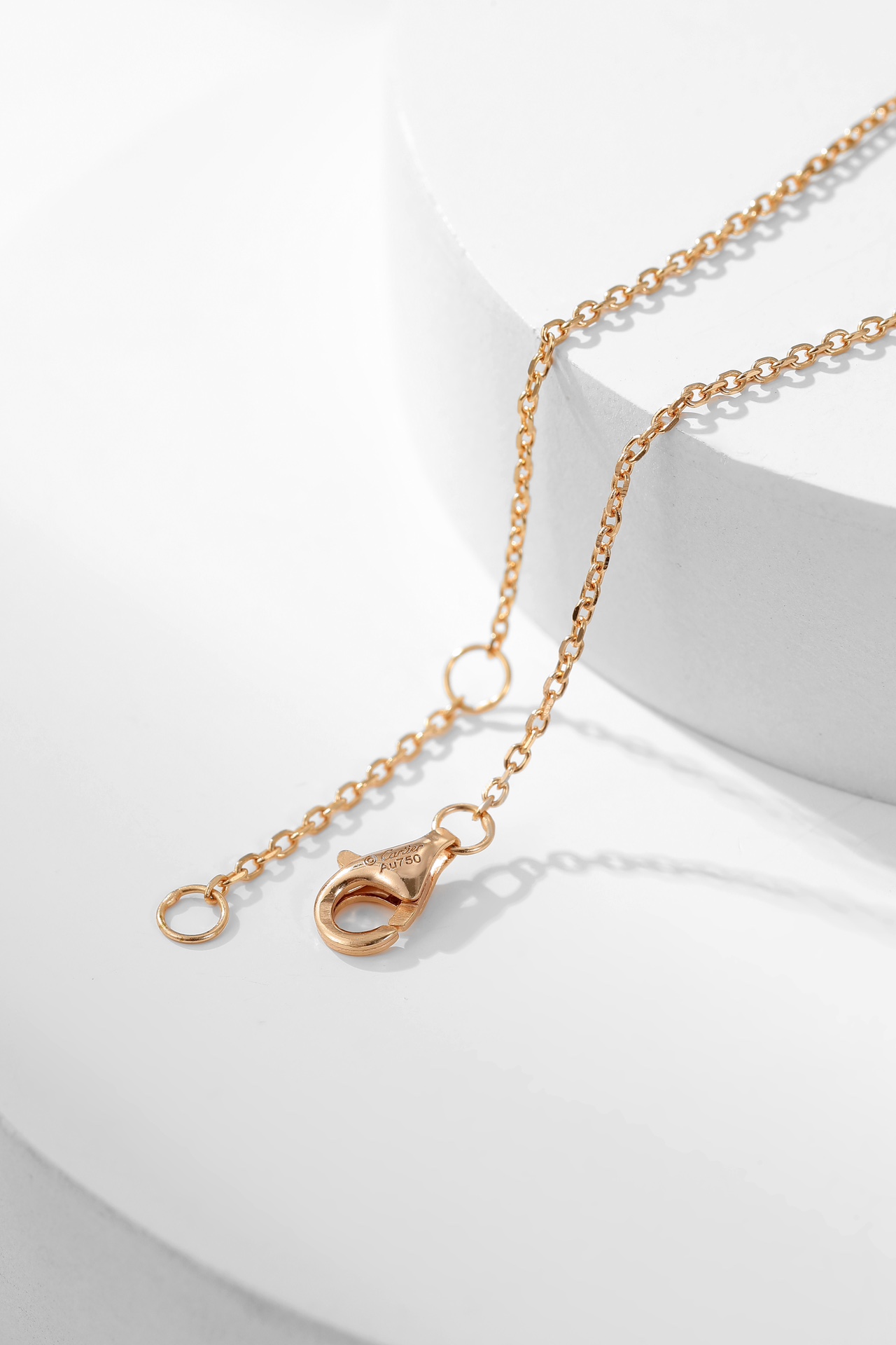 Cartier small diamond trinity necklace