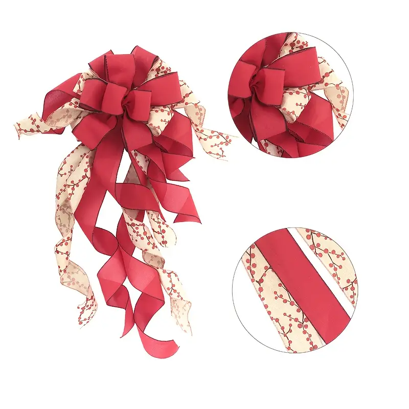 Handmade Christmas Tree Bow Ornament-BUY 2 FREE SHIPPING