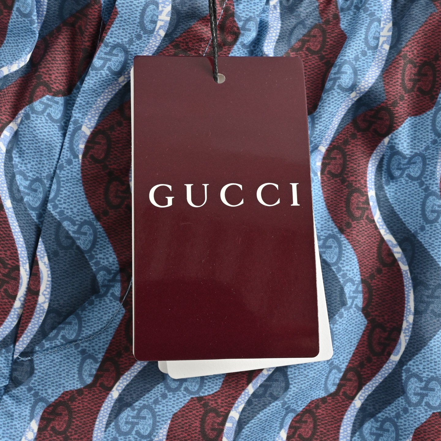 Gucci 25ss all over print snake pattern short sleeve shorts