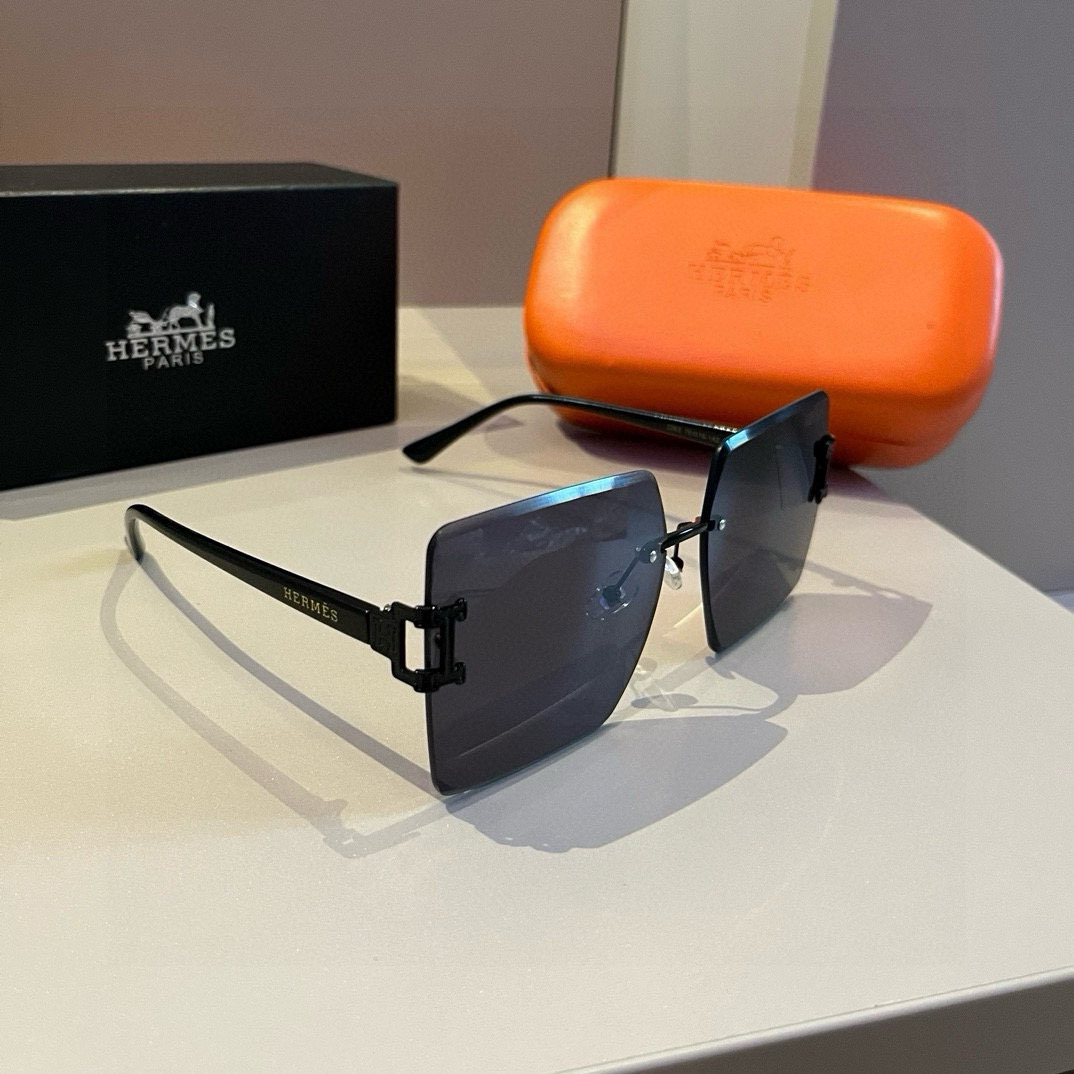 Hermes Square Frame Sunglasses