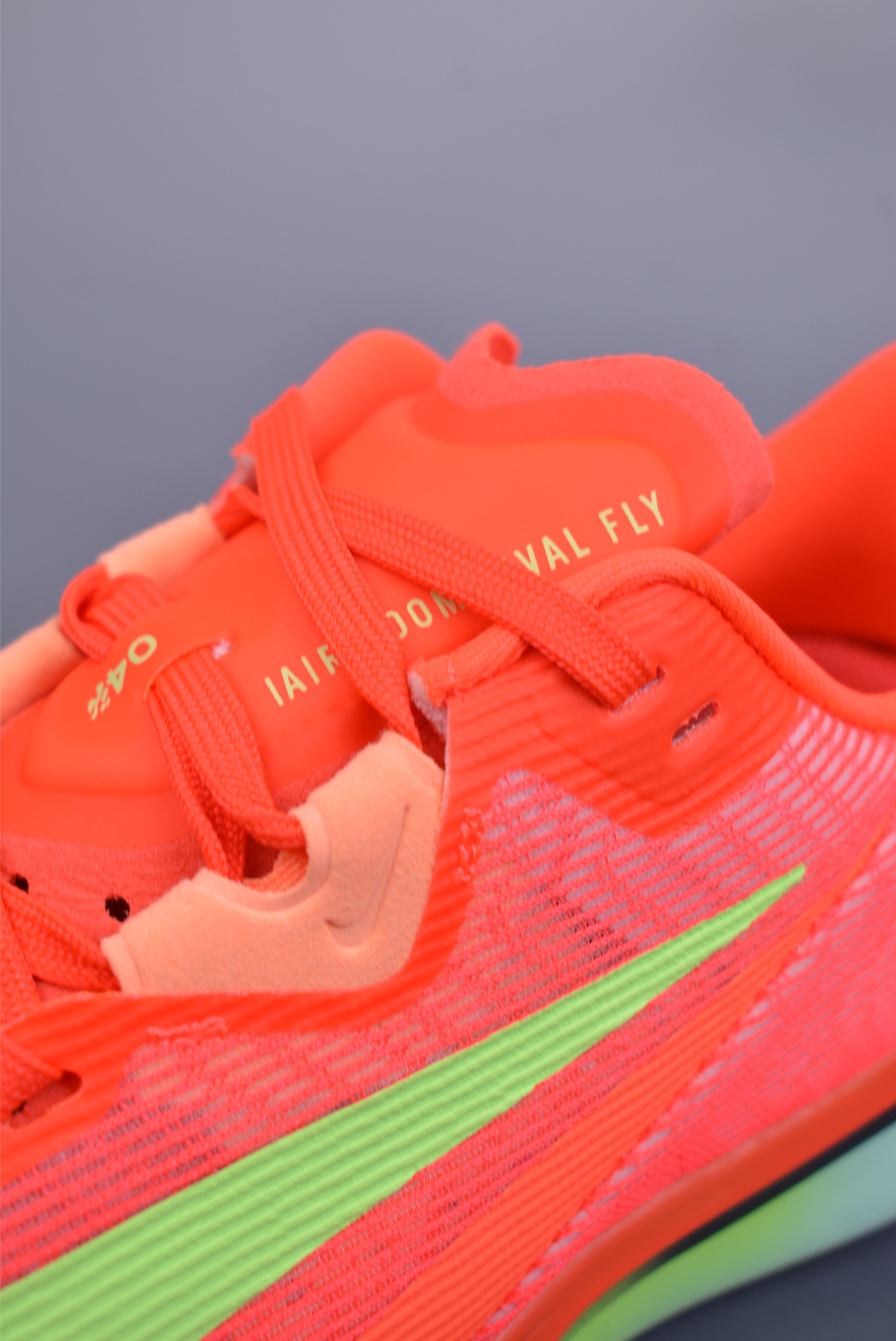 Nike Air Zoom Rival Fly 4 running shoes orange red fluorescent green hook FV6040-600