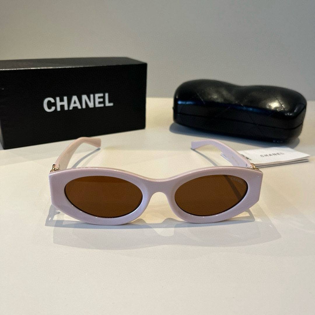 Chanel round frame sunglasses