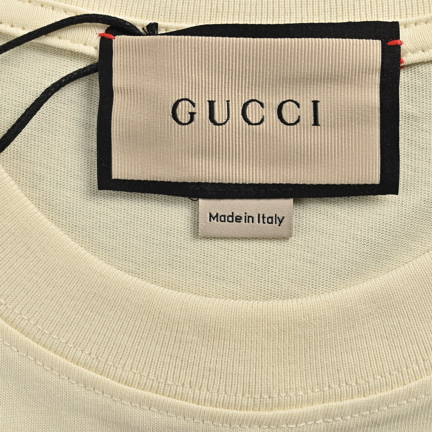 Gucci 25ss mottled letter print short sleeve