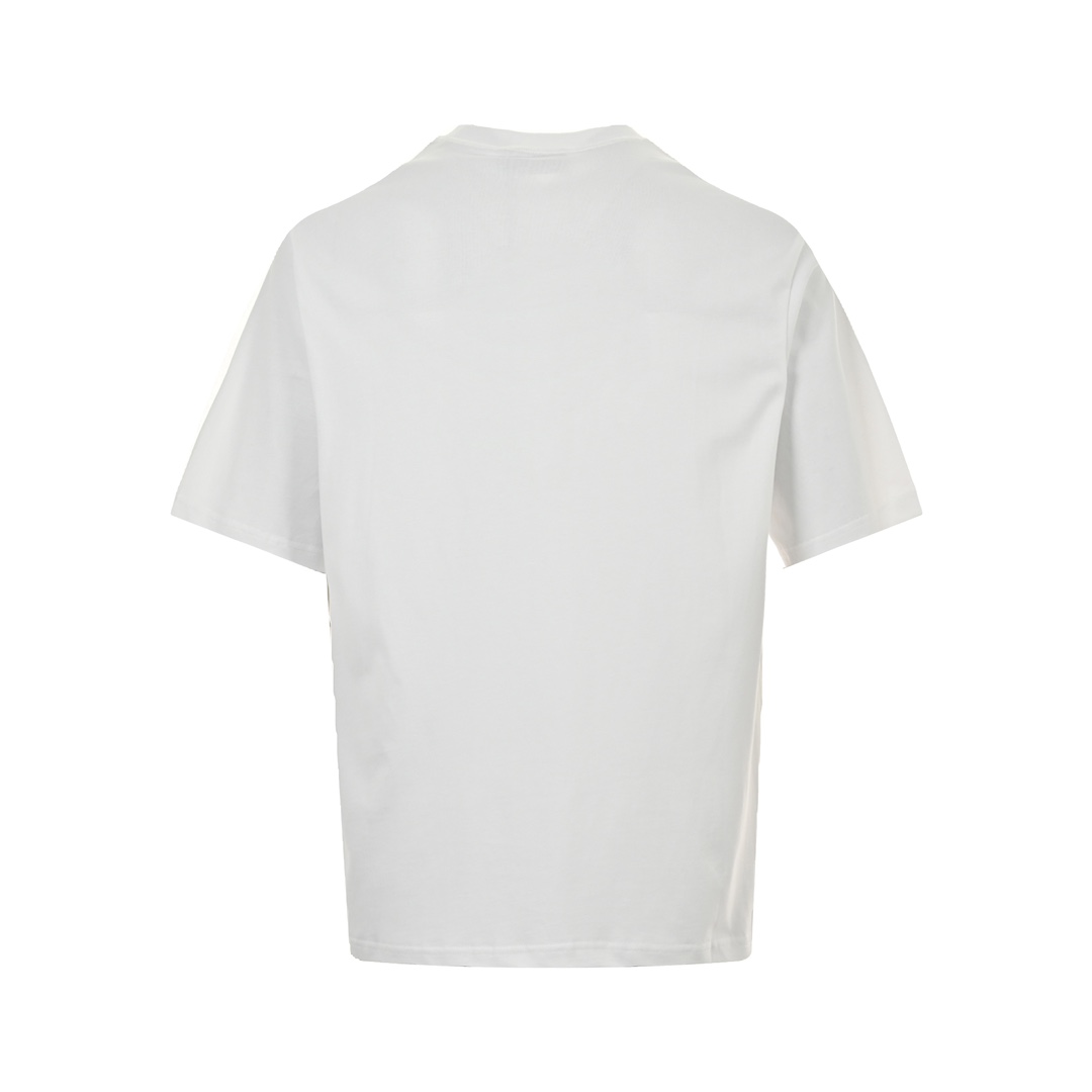 Gucci 24ss horizontal belt lettering print short sleeves