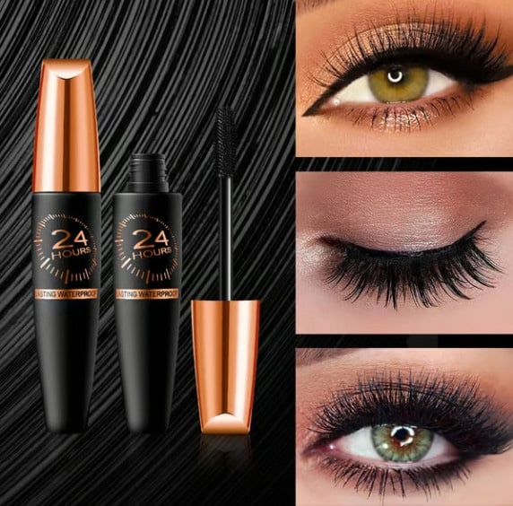 4D wasserfeste Seidenfaser-Mascara mit dicker Verlängerung