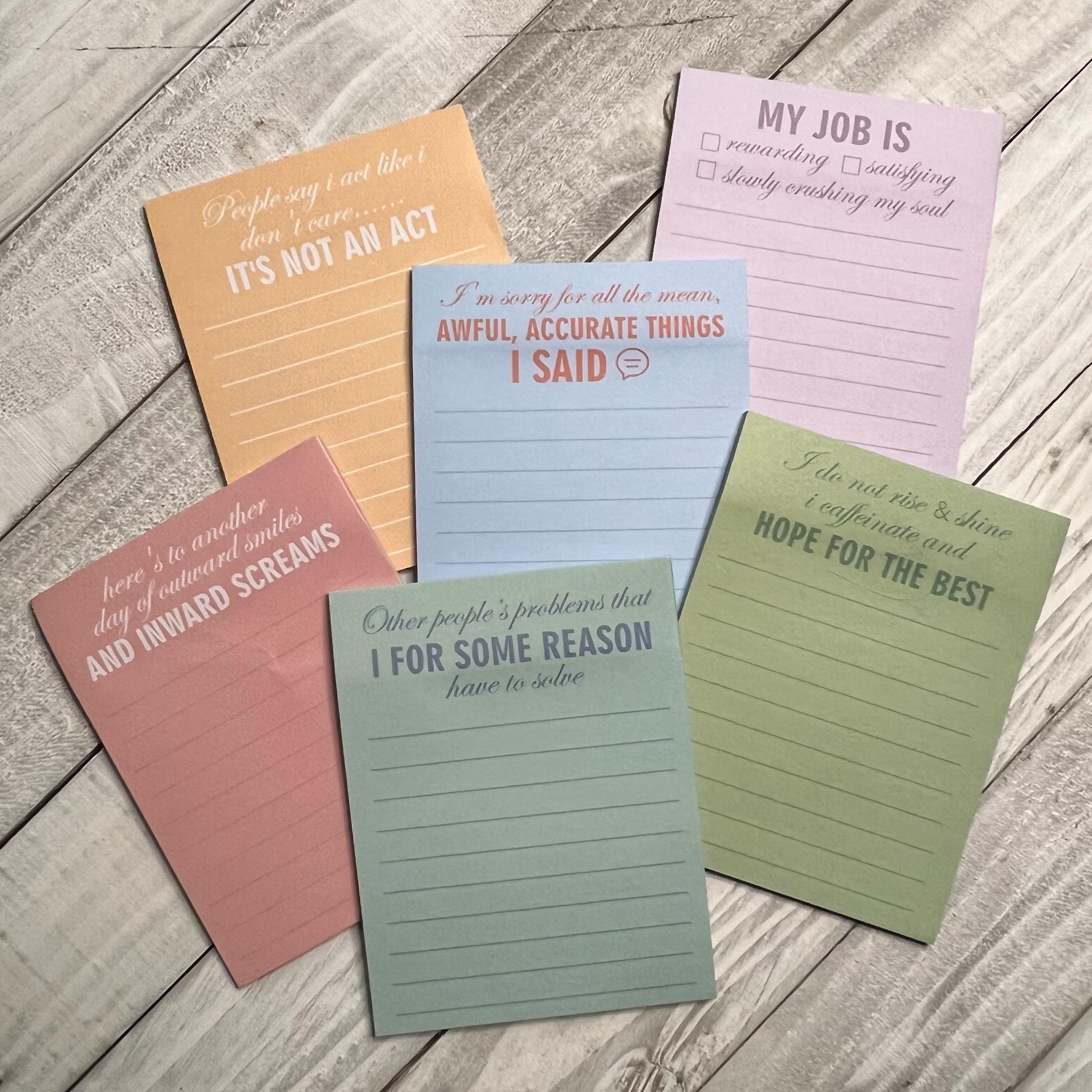 Sarcastic Sticky Notes | Gifts that unleash laughter