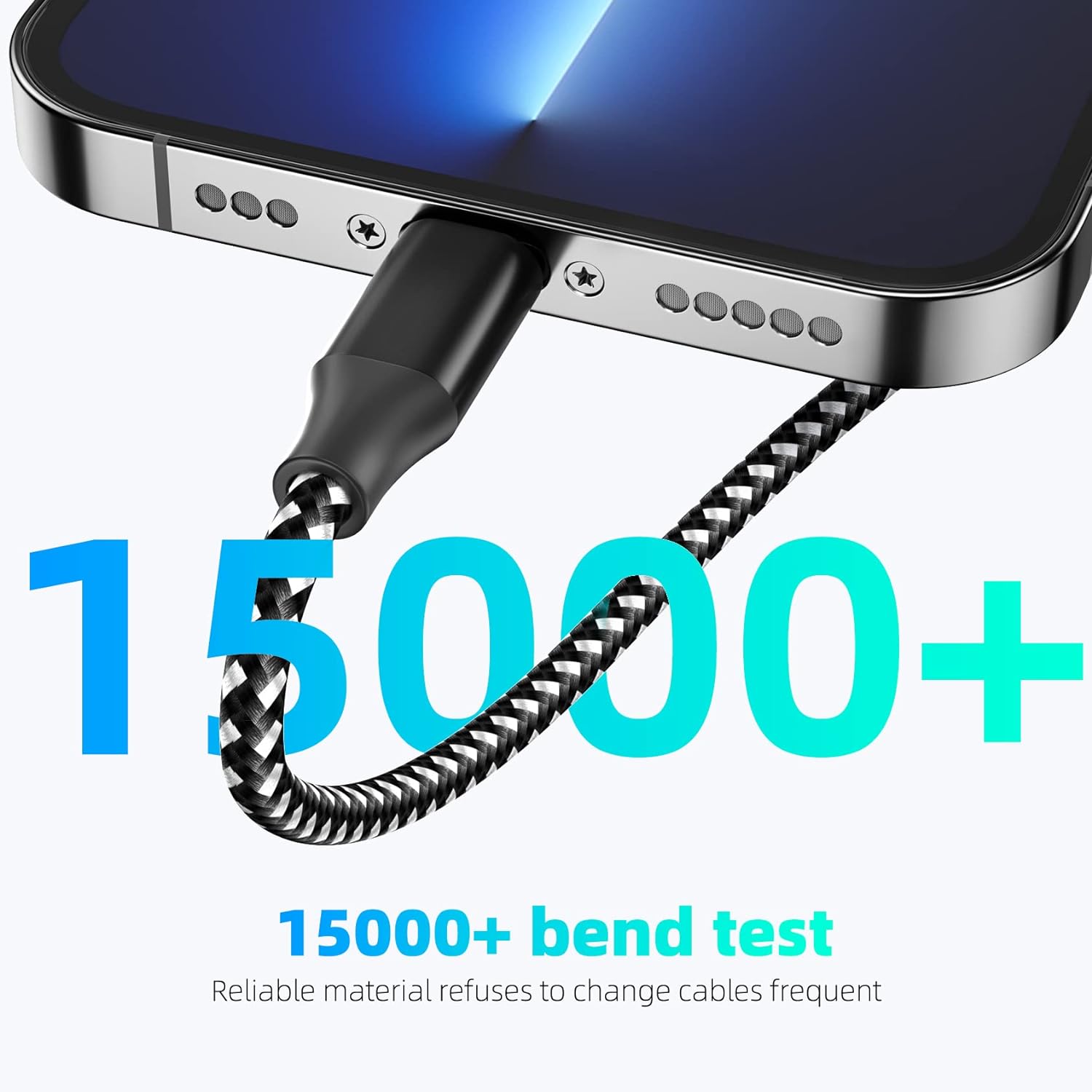 iPhone Charger Apple MFi Certified 3pack 10FT Long Lightning Cable Fast Charging Cord Compatible with iPhone 14/13/12/11 Pro Max Mini XR/XS/X/8/7/6 Plus SE iPod and More