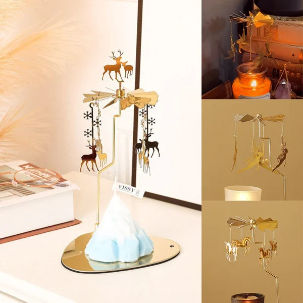 🔥Last Day Promotion-50% OFF🔥DIY Rotating Candle Holder