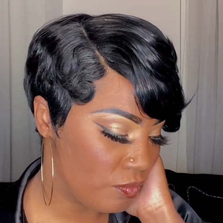 New Fashion Summer Natural Pixie Cut Wig