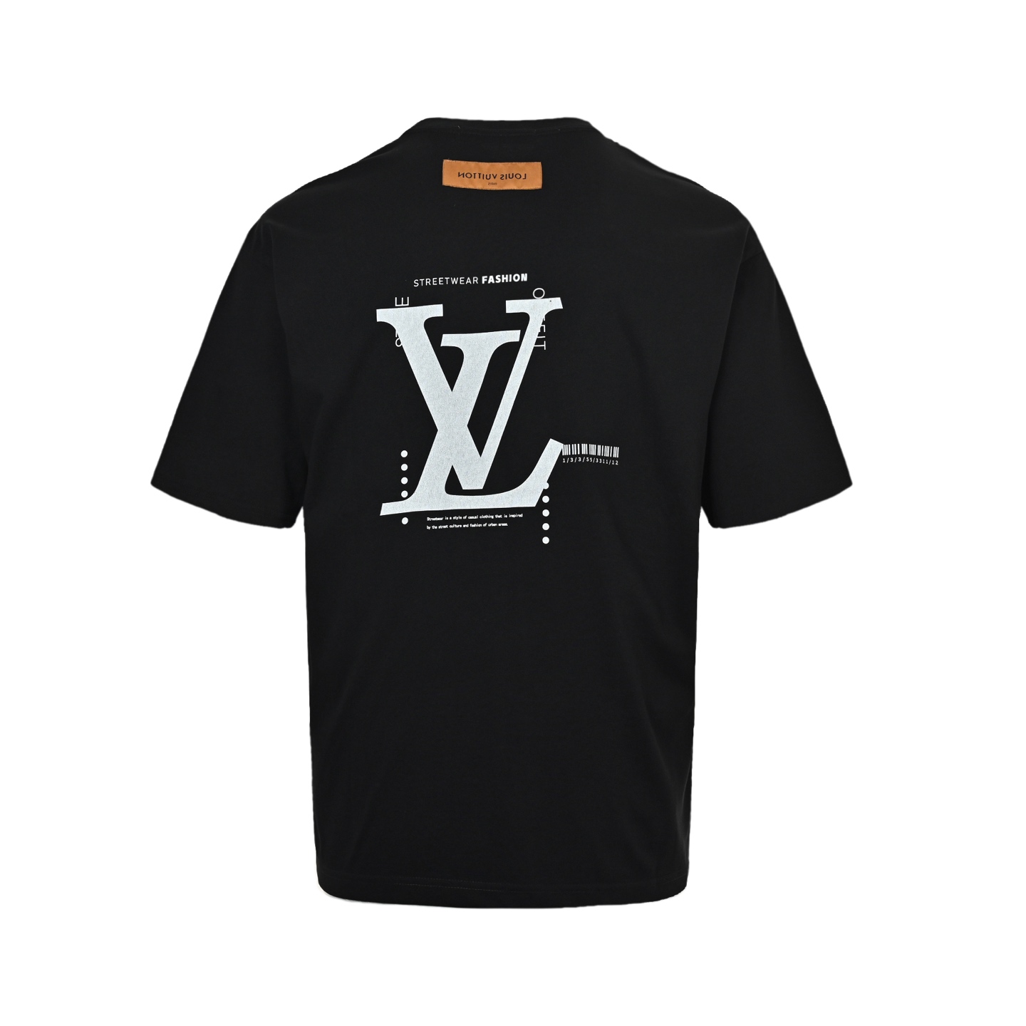 Louis Vuitton front and back letter print short sleeves