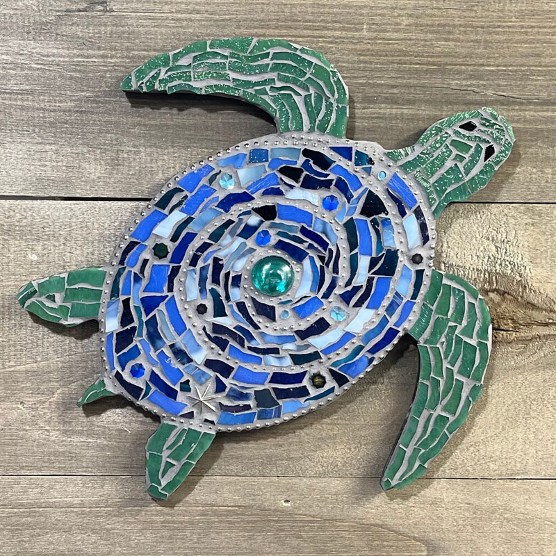 DIY Mosaic Sea Turtle Kit