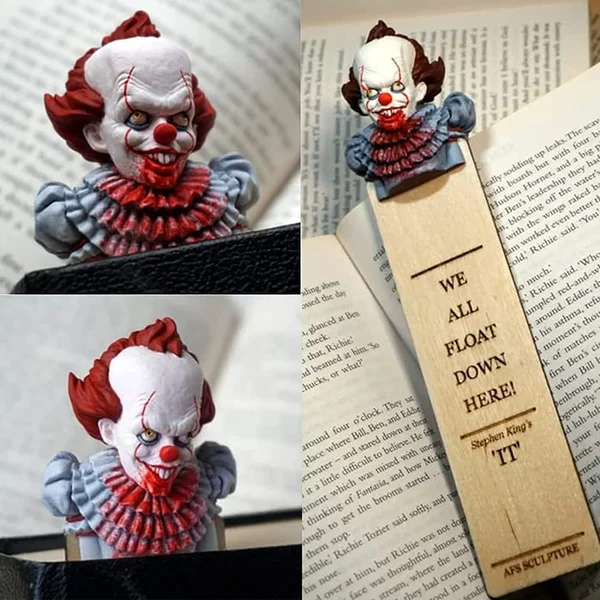 🔥Last Day 49% OFF🎁Handmade Wooden 3D Horror Bookmark