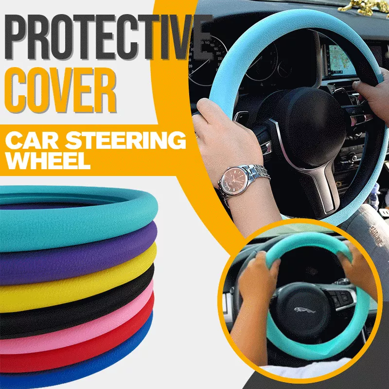 (🔥Last Day Promotion-SAVE 60% OFF)-Car Steering Wheel Protective Cover