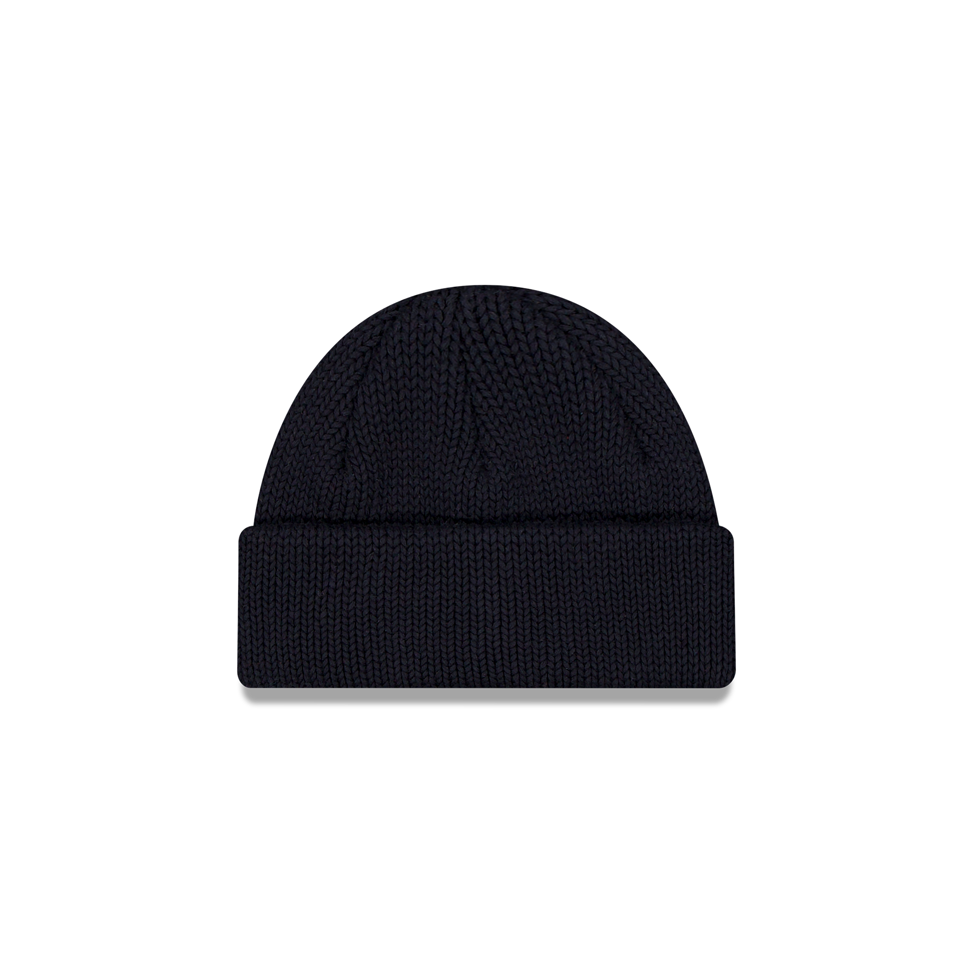 New Era Branded Navy Short Knit Beanie Hat