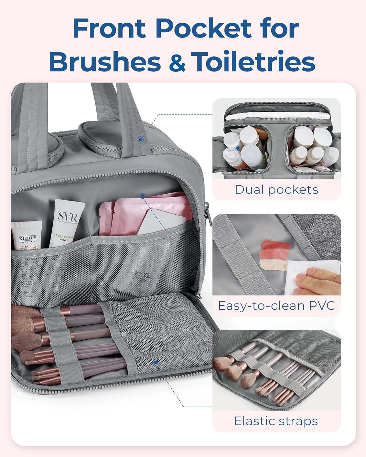 🔥On Sale🔥Lightweight Large Wide-open Travel Toiletry Bag