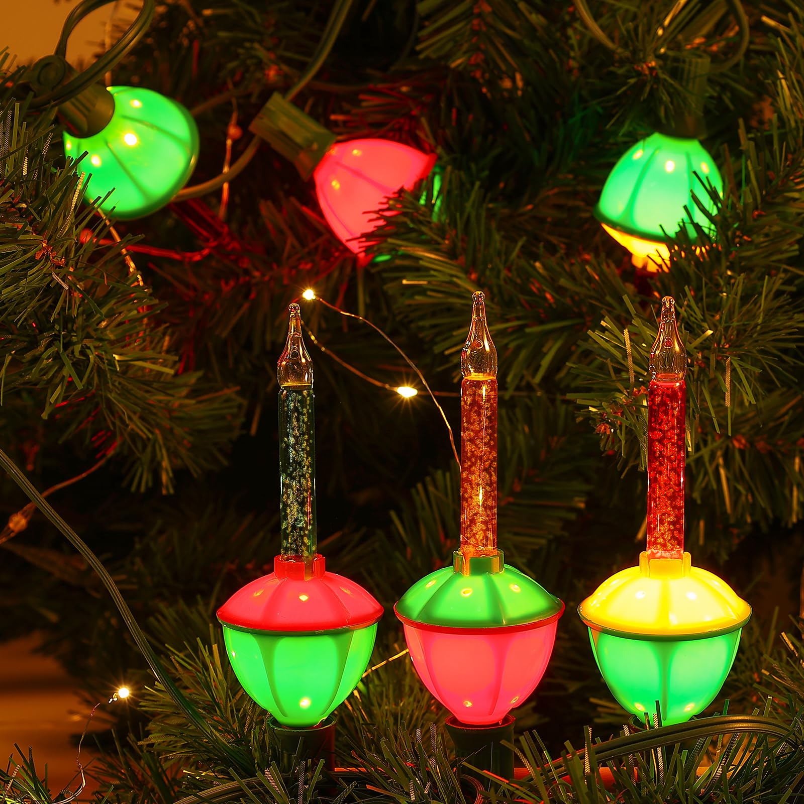 💥ON SALE💥7-Light Multicolor Christmas Bubble String Lights🎄✨
