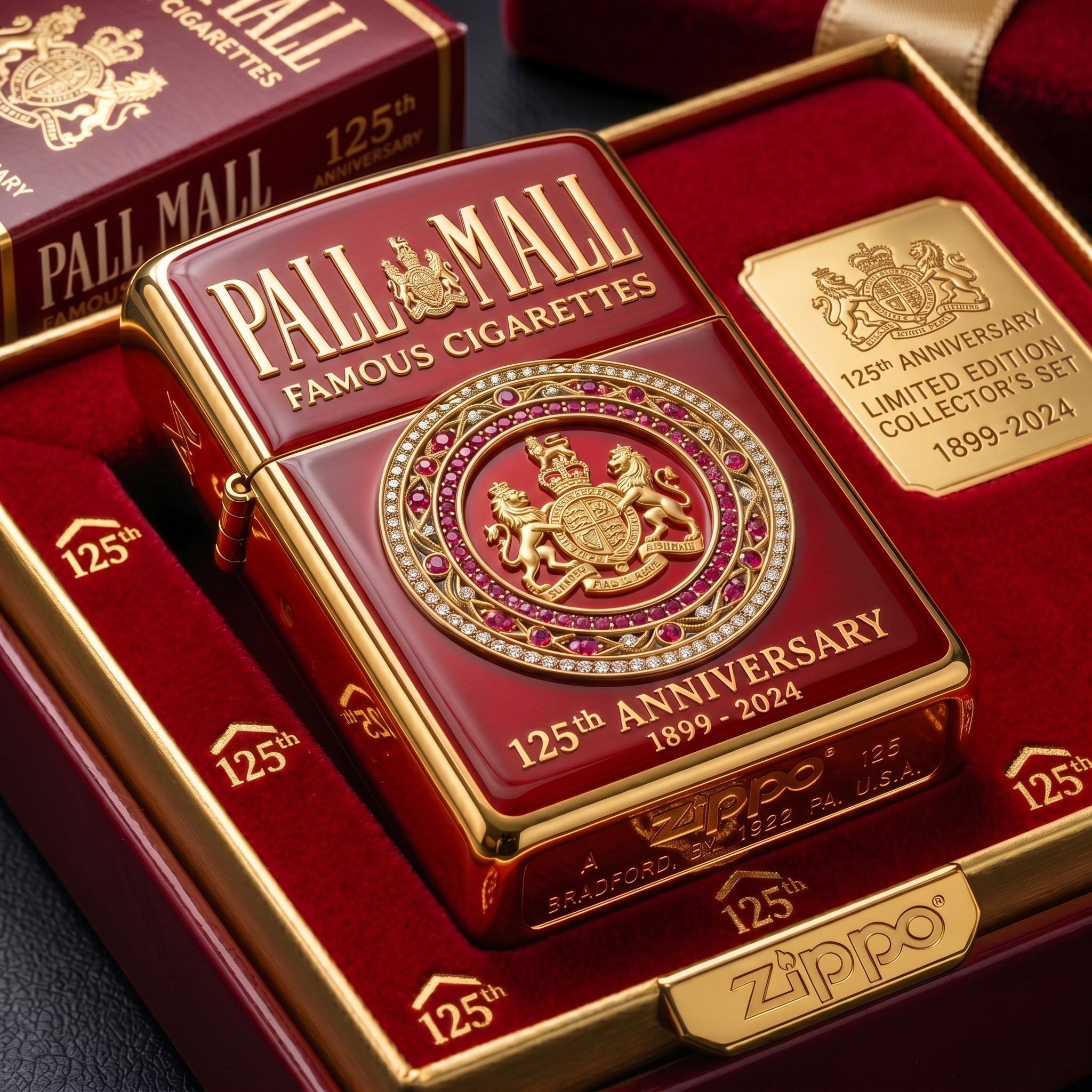 Pall Mall 125th Anniversary Limited Edition Zippo (1899–2024)
