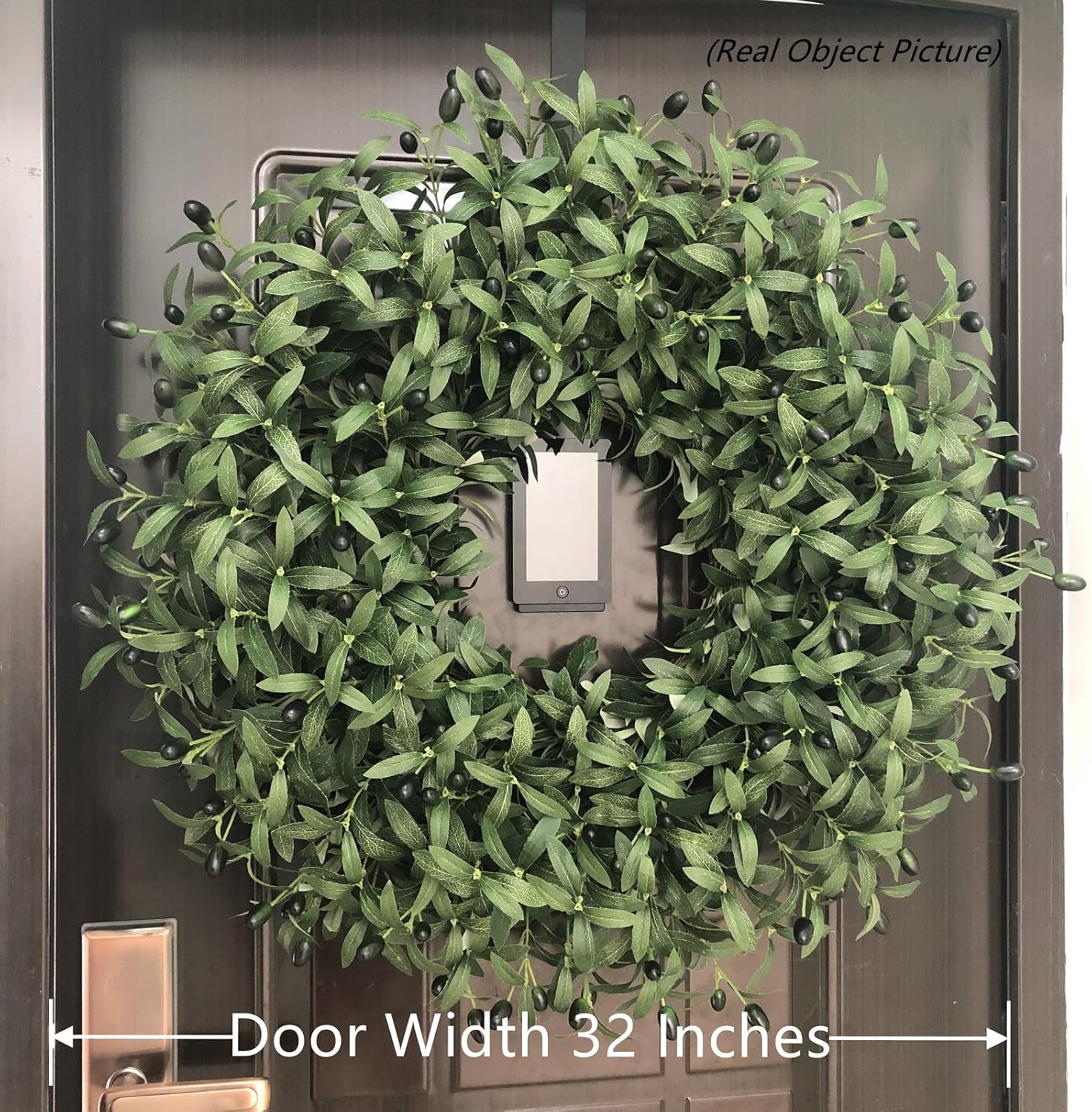 👍Last Day Promotion 60% OFF💥26-28 Inch Olive Wreaths for Front Door for All Seasons