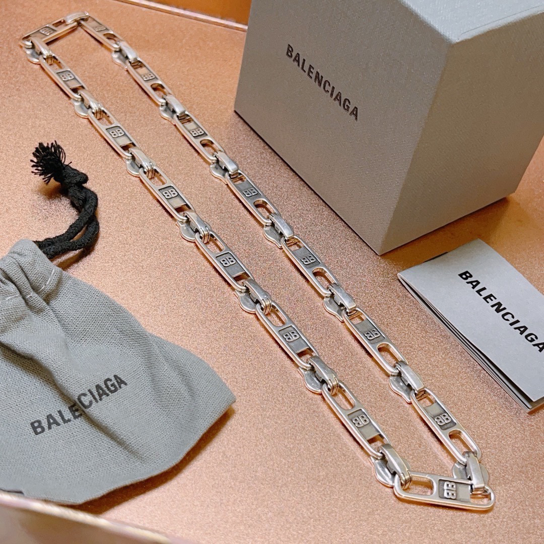 Balenciaga Zipper Pull Vintage Necklace