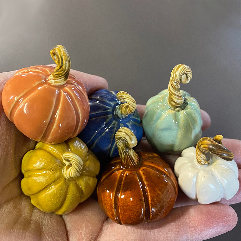 Handmade Mini Ceramic Pumpkins