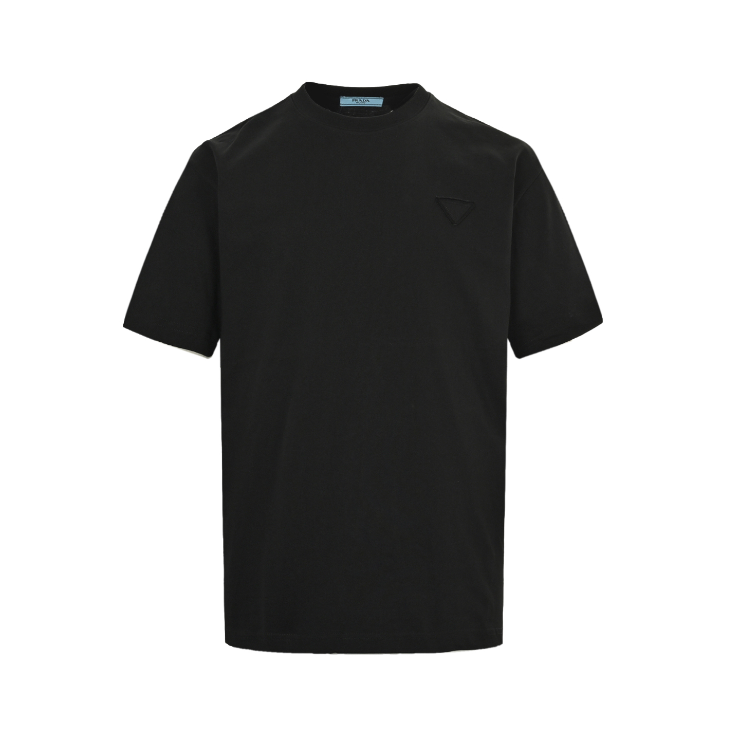 Prada 25ss patch triangle logo short sleeve