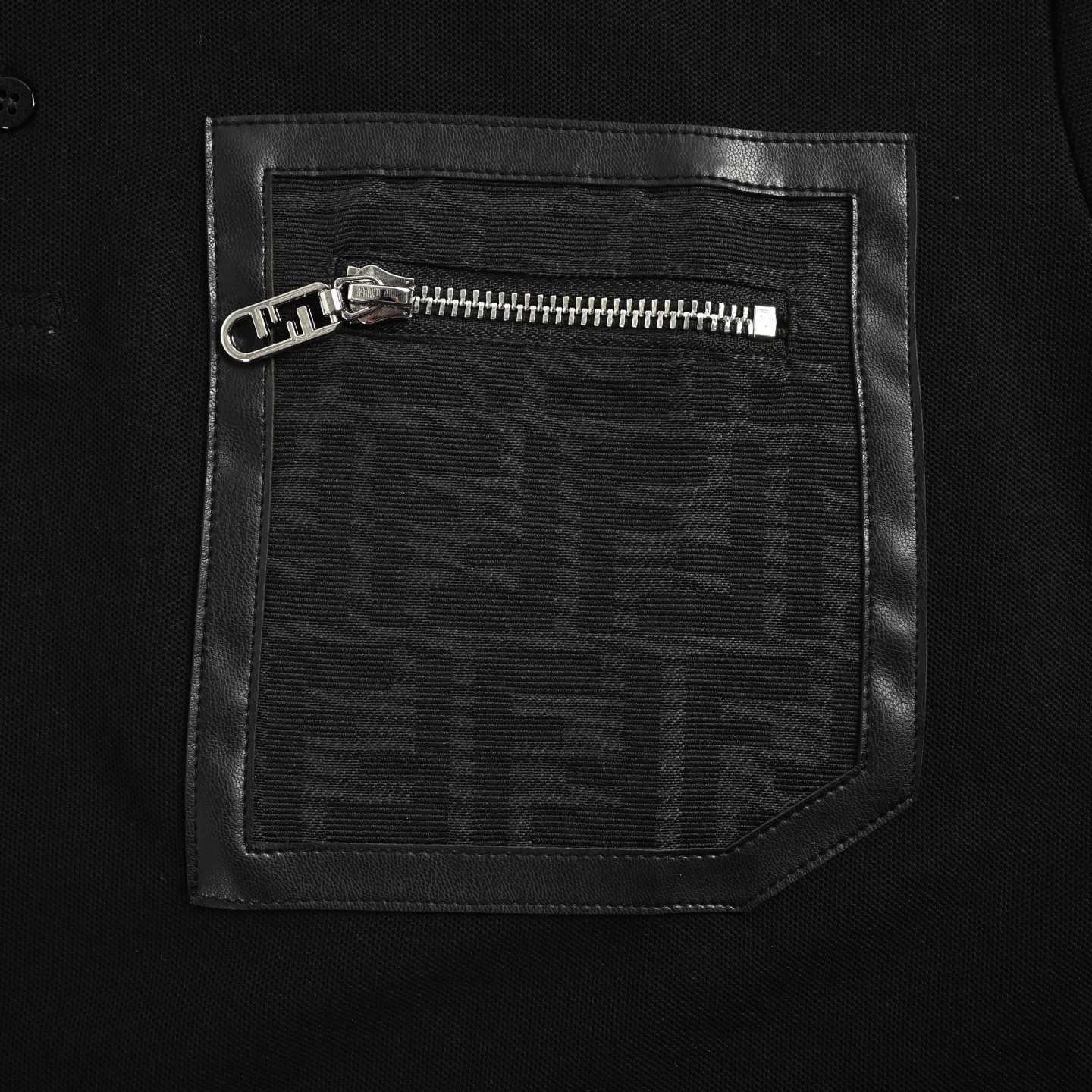 Fendi 25ss FF zipper pocket Polo short sleeve