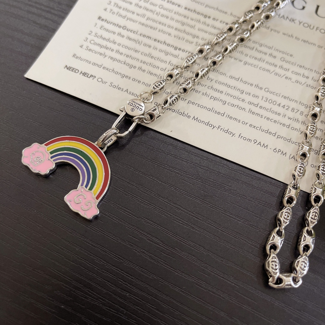 Gucci rainbow necklace